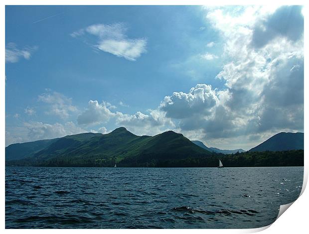 Catbells Print by Stephen Brown