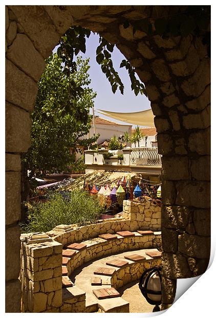 Kalkan Archway Print by James Lavott