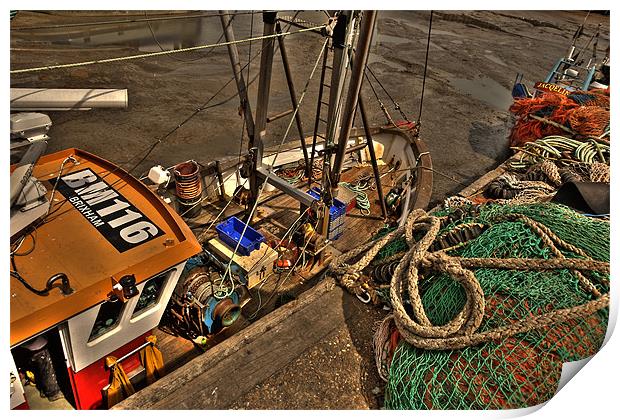 Fishing Vessel Print by James Lavott