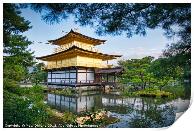 Kinkaku-ji Golden Pavilion Kyoto Japan             Print by Moty Dimant