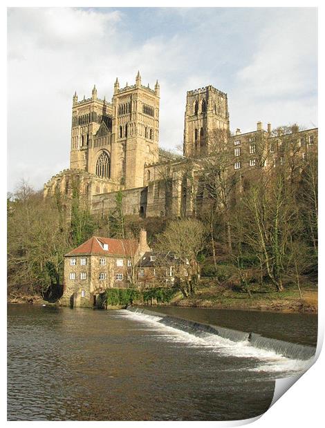 Durham Cathedral Print by John Willsher