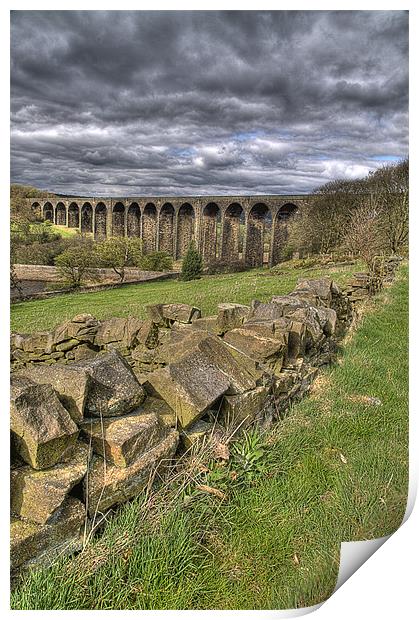 Wislden Viaduct Print by Darren Smith