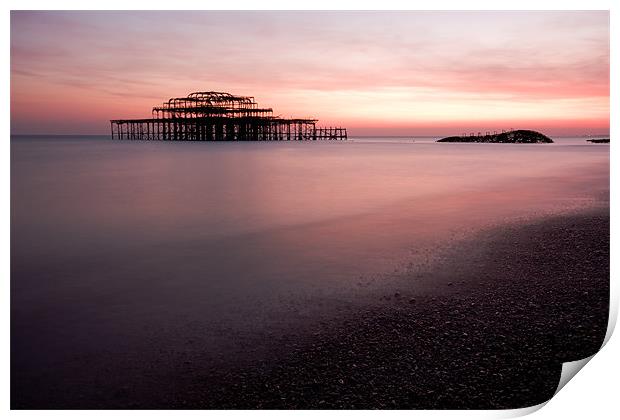 Brighton Pier Print by James Mc Quarrie