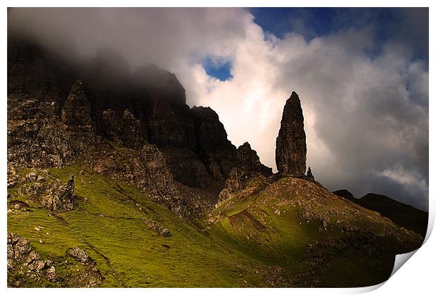 The old man of Storr Print by James Mc Quarrie