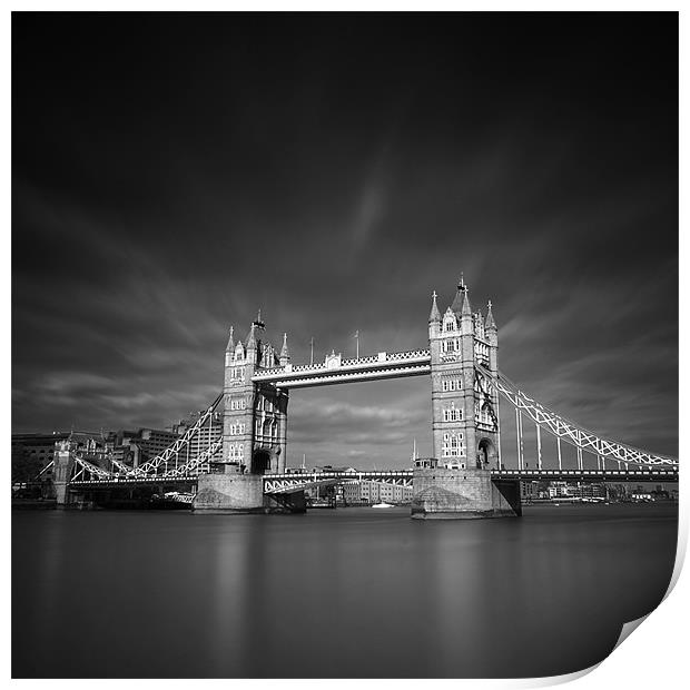 London Tower Bridge Print by Sebastian Wuttke