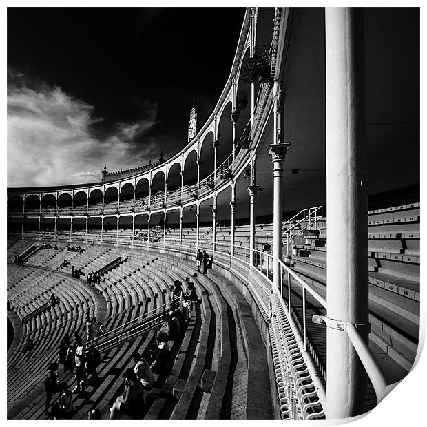 Plaza de Toros de la Ventas Print by Sebastian Wuttke