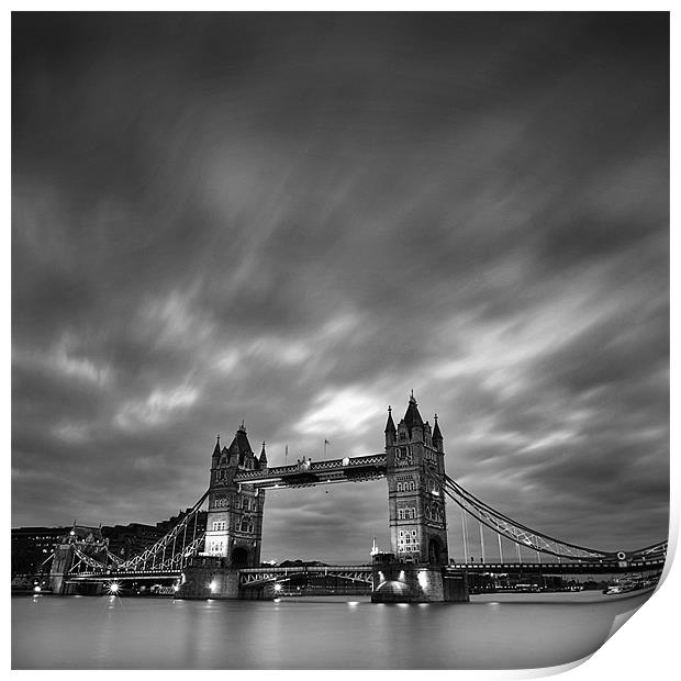 Tower Bridge - London Print by Sebastian Wuttke
