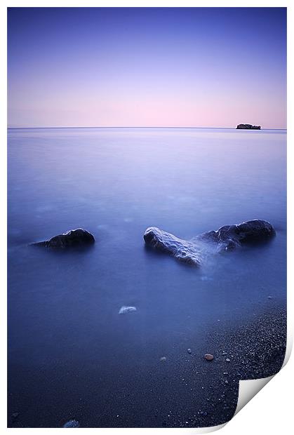 Taormina - Sunset Print by Sebastian Wuttke