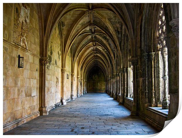 Batalha Monastery Deep in Print by Luis Lajas