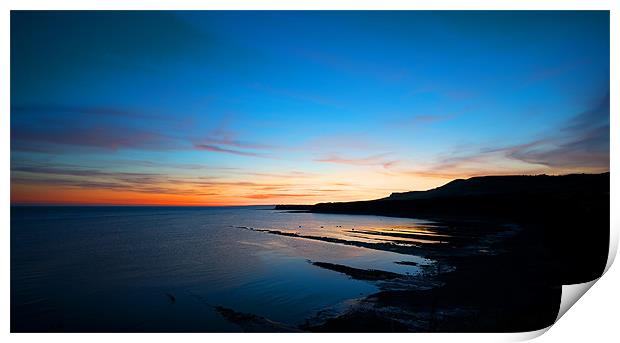 Kimmeridge Bay Sunset Print by James Battersby