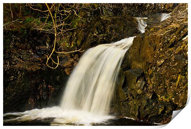 Waterfall Glen Arkaig Print by Jacqi Elmslie