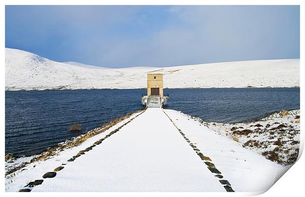 Winter Walkway Print by Jacqi Elmslie