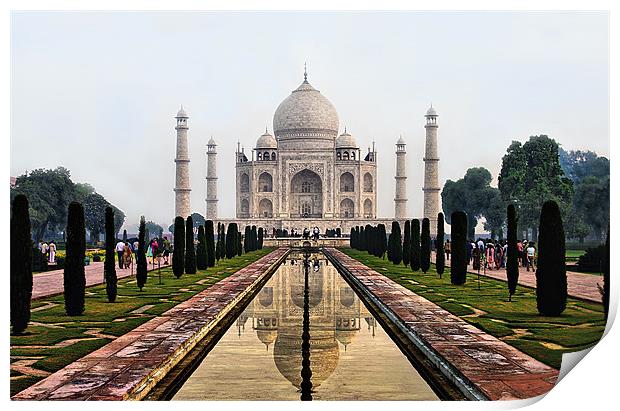 The Taj Mahal Print by Jacqi Elmslie