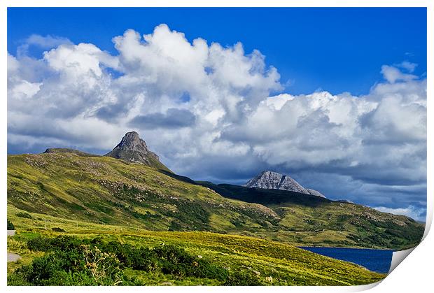 Stac Pollaidh and Cul Beag Print by Jacqi Elmslie