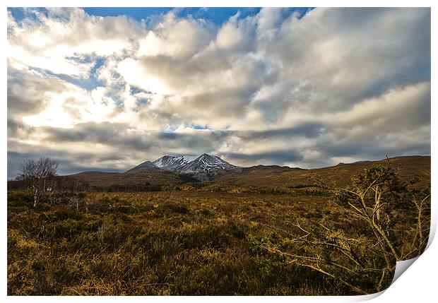 Beinn Eighe From Kinlochewe Print by Jacqi Elmslie