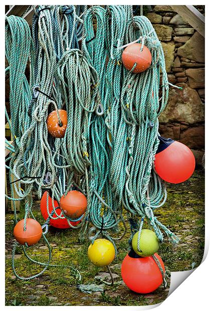 Fishing Floats Print by Jacqi Elmslie