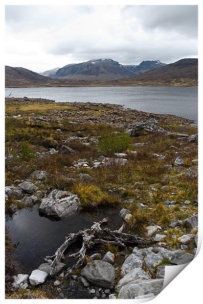 Loch Glascarnoch Print by Jacqi Elmslie