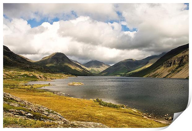 Clouds Over Wastwater Print by Jacqi Elmslie