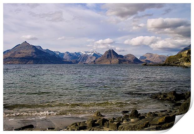 Elgol and the Cuillin Print by Jacqi Elmslie