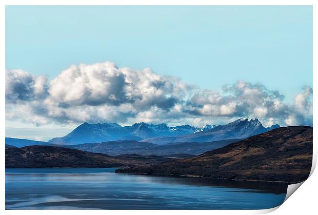 Cuillins View Print by Jacqi Elmslie