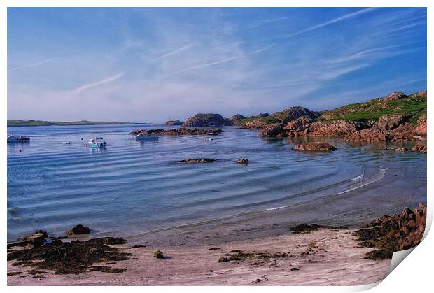  Fionnphort Bay Print by Jacqi Elmslie