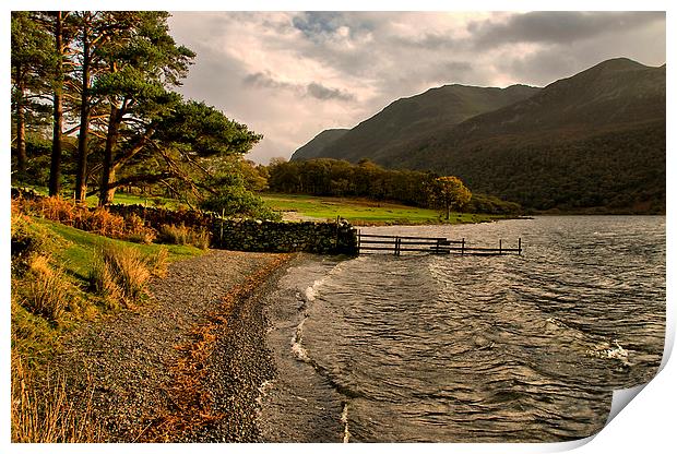  Storm Over Crummock Water Print by Jacqi Elmslie