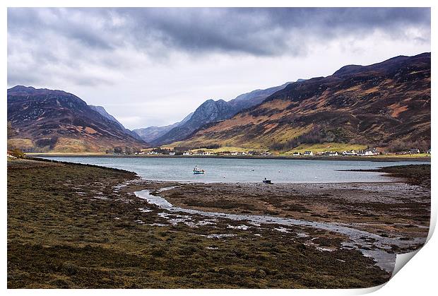 Low Tide at Loch Long  Print by Jacqi Elmslie