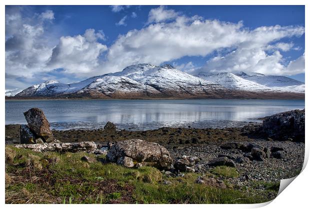 Loch na Keal and Ben More on Mull Print by Jacqi Elmslie