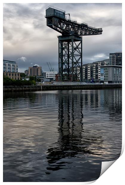 Finnieston Crane Glasgow Clydebank Print by Jacqi Elmslie