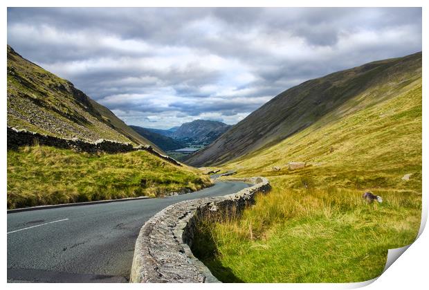 Kirkstone Pass Lake District Print by Jacqi Elmslie