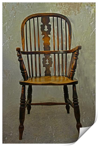 Great Aunt Mary's Chair Print by Jacqi Elmslie