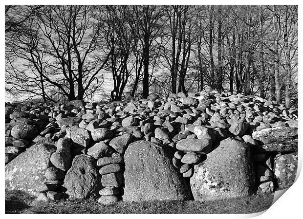 The Ancient Stones of Clava Print by Jacqi Elmslie