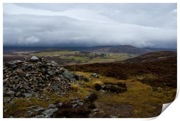 Rolling Mist Scotland November Print by Jacqi Elmslie