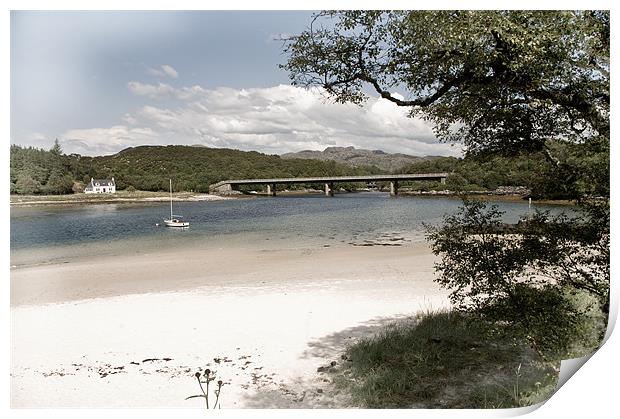 The White Sands of Morar Print by Jacqi Elmslie