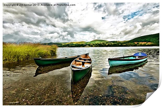 Lake Ullswater Print by Jim kernan