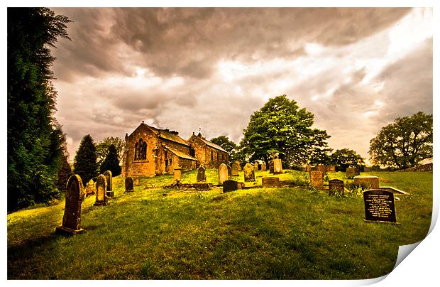 Crosby Garret Church Print by Jim kernan