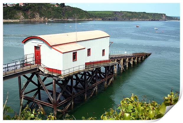 Lifeboat Station Print by Geoff Pickering