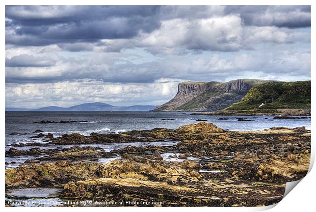 Fair Head, Ballycastle Print by David McFarland