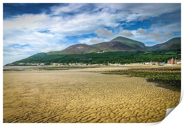 Slieve Donard and the Mournes Print by David McFarland