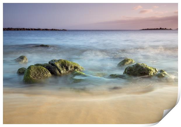 Lanzarote Sunset Print by Rob Camp