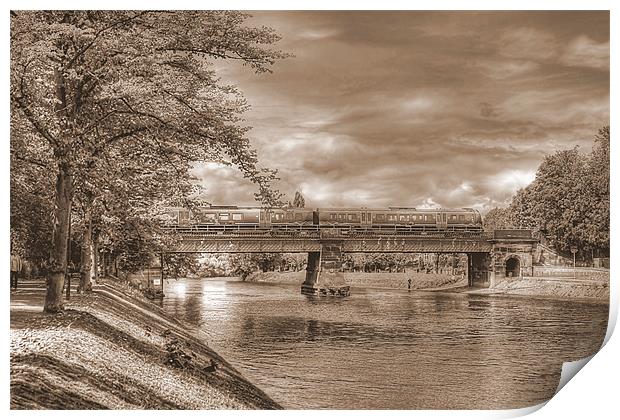 Scarborough Bridge, York, 2012 Print by Martin Parkinson