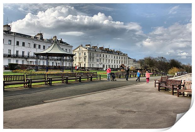 filey family front Print by Martin Parkinson