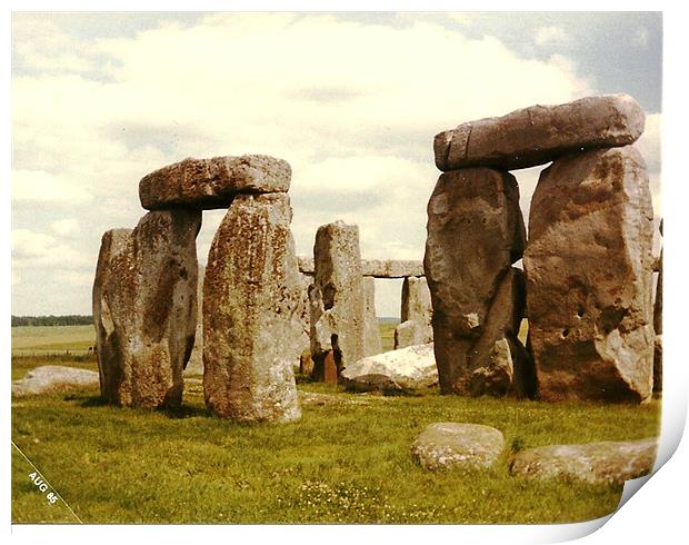 Stonehenge Print by Diane Brause