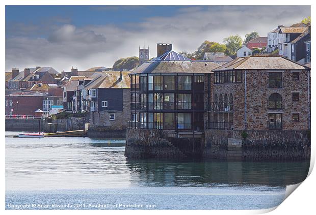 # Falmouth Packet Quays Print by Brian Roscorla