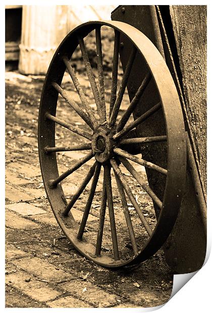 The Wheel Print by Brian Roscorla
