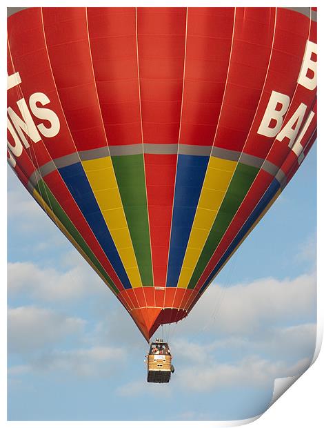 Hot Air Balloons 01 Print by Brian Roscorla