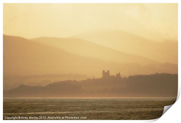 Misty Mountains Print by Andy Morley