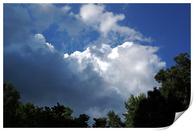 Storm Clouds A'Comin Print by james balzano, jr.