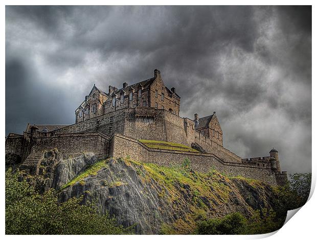 Edinburgh Castle Scotland Print by Aj’s Images