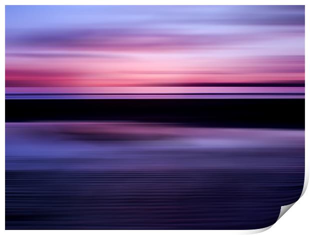 Beach Abstract Print by Aj’s Images